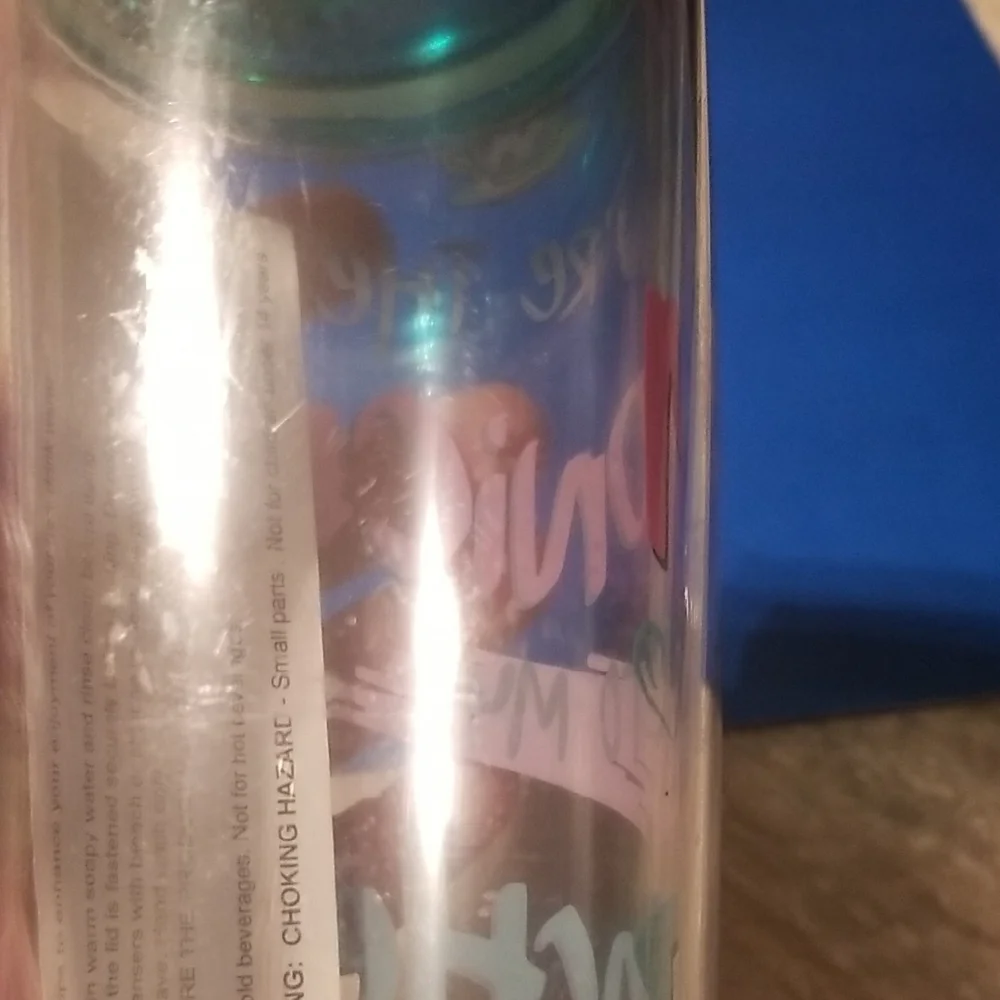 FRIENDS Tumbler with Pink, Blue, and Black Accents - Picture 5 of 8